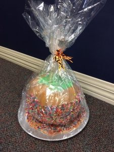 Decorated pumpkin