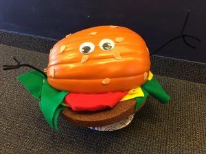 Decorated pumpkin
